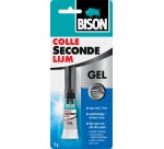 Bison secondelijm, tube van 3 g, op blister