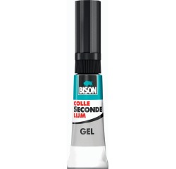 Bison colle seconde, tube de 3 g, sous blister