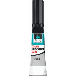 Bison colle seconde, tube de 3 g, sous blister