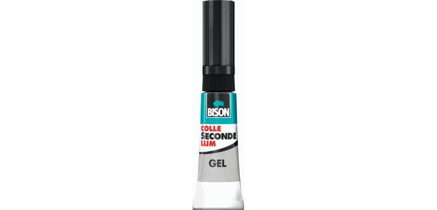 Bison colle seconde, tube de 3 g, sous blister