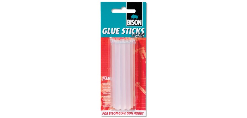 Bison Bâtonnets de colle, 7 mm, 10 cm