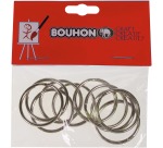 Bouhon sleutelring, 25 mm, blister van 10 stuks