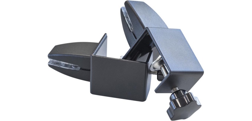 Smit Visual pince de bureau en métal, noir, set de 2 pièces