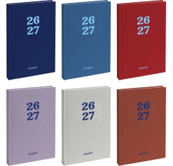 Brepols Studentenklassenbuch Rainbow, sortierte Farben, 2026-2027