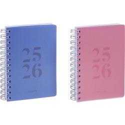Brepols journal de classe Wire-o, couleurs assorties, 2025-2026