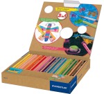 Staedtler crayon Buddy 3-en-1, boîte de 12 pièces en couleurs assorties