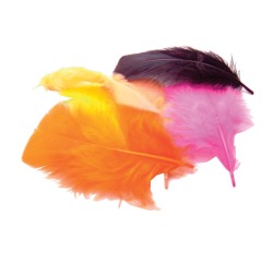 Bouhon plumes 4 cm, 120 pièces