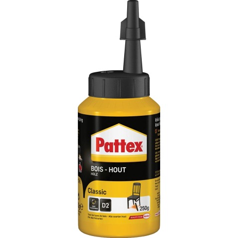 Pattex colle à bois Classic, flacon de 250 g