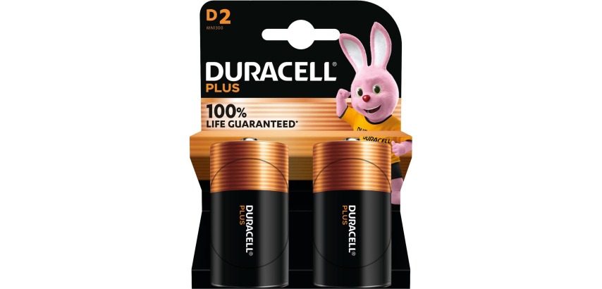 Duracell Plus Battery 2x D