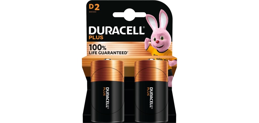Duracell Plus Battery 2x D