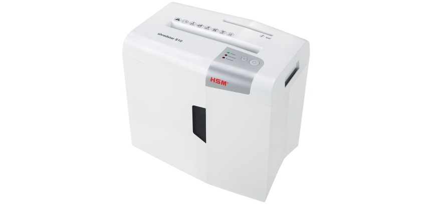 HSM shredstar S10 document shredder, 6 mm