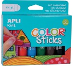Apli Kids gouache sticks, blister de 6 pièces