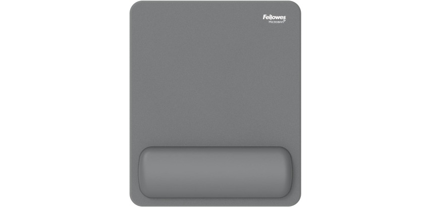 Fellowes Breyta gray mouse pad with wrist rest