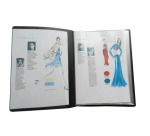 Dokumentenhülle, A5-Format, 20 Taschen, schwarz