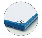 Oxford School Classic bloc spirale, ft A4+, 160 pages, quadrillé 5 mm, bleu foncé