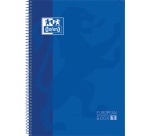 Oxford School Classic bloc spirale, ft A4+, 160 pages, quadrillé 5 mm, bleu foncé