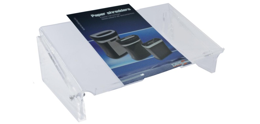 Desq verstelbare documentenhouder uit acryl