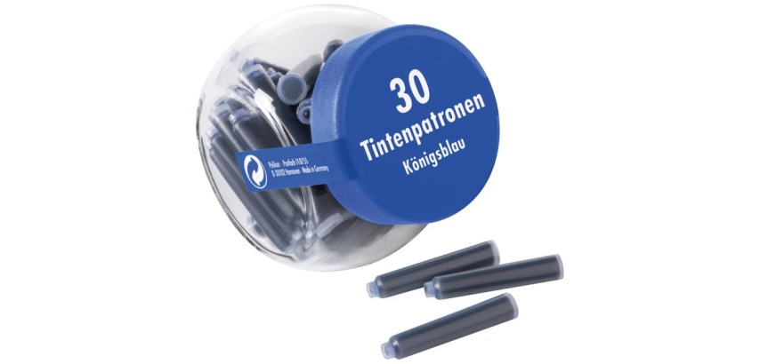 Pelikan 4001 ink cartridge, jar of 30 pieces
