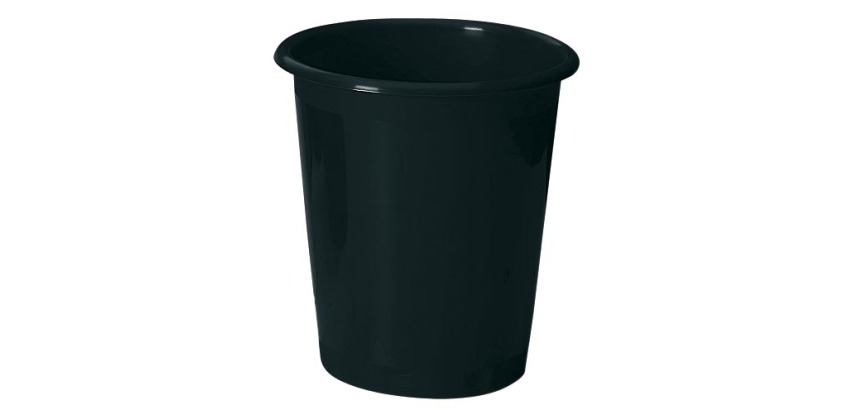 Durable corbeille à papier Basic, noir
