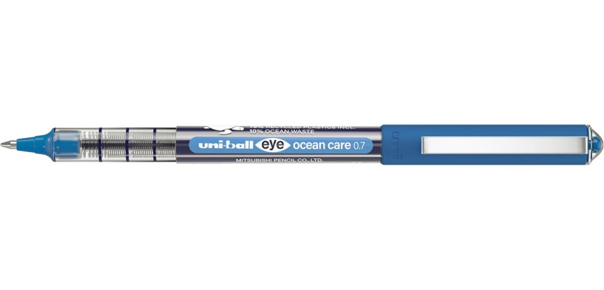 Uni-ball Eye roller Ocean Care, medium, blauw