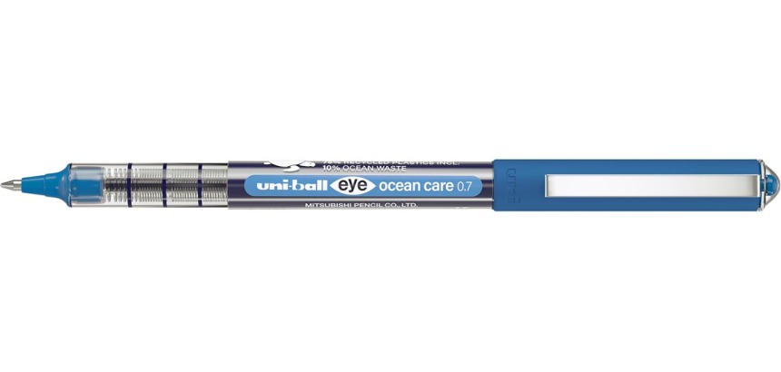 Uni-ball Eye roller Ocean Care, moyen, bleu