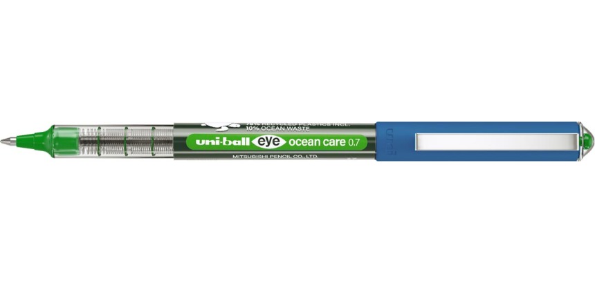 Rollerpen Uni-ball Eye Ocean Care medium groen
