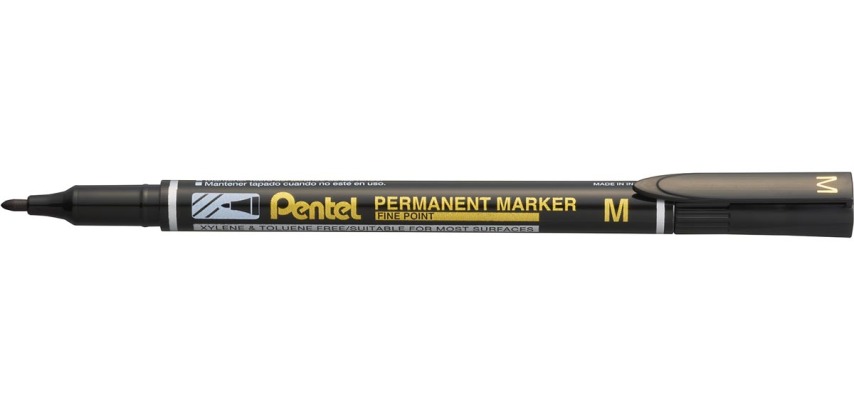 Pentel marqueur permanent NM470-A, noir