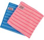 Vileda Microfiber Cloth Microtuff Universal, Pack of 10 Pieces, Red