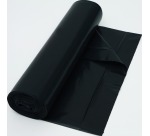 Sac poubelle 37 microns, ft 70 x 110 cm, 120 litres, noir, rouleau de 25 pièces