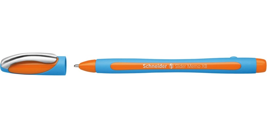 Schneider Kugelschreiber Slider Memo, extrabreite Spitze, orange