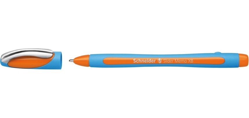 Schneider Ballpoint Pen Slider Memo, extra large tip, orange