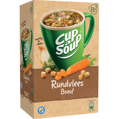 Cup-a-Soup rundvlees, pak van 21 zakjes