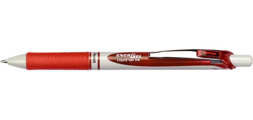 Pentel roller Energel BL77E-BX, 0,7 mm, rouge