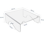 Desq support pour ordinateur portable en acrylique