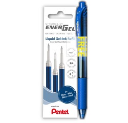 Recharge stylo gel Pentel Energel LR7 bleu