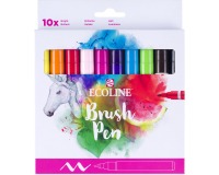 Talens Ecoline Brush pen, étui de 10 pièces, brillant