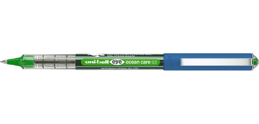 Uni-Ball Eye Ocean Care Green Fin Roller