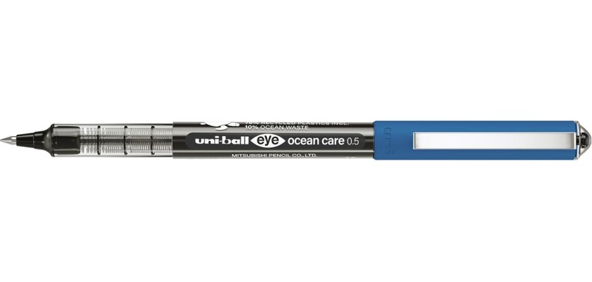 Uni-ball Eye Ocean Care rollerball, 0.3 mm line width, black