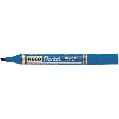 Pentel permanente marker N860-C, blauw