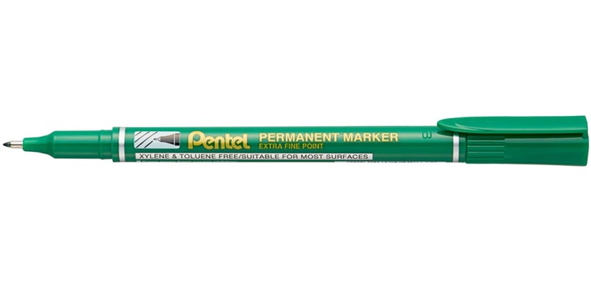 Pentel marqueur permanent NF450-D, vert