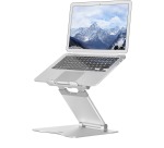 Desq Teleskopständer für Laptops bis zu 17 Zoll, silber