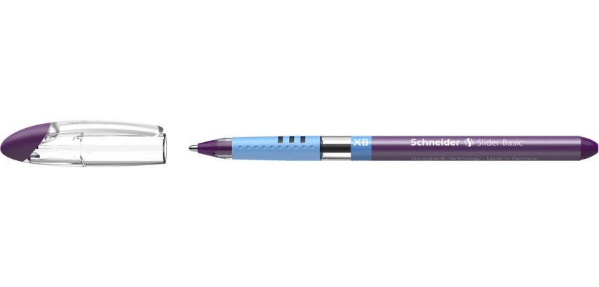 Schneider Kugelschreiber Slider Basic, extrabreite Spitze, violett