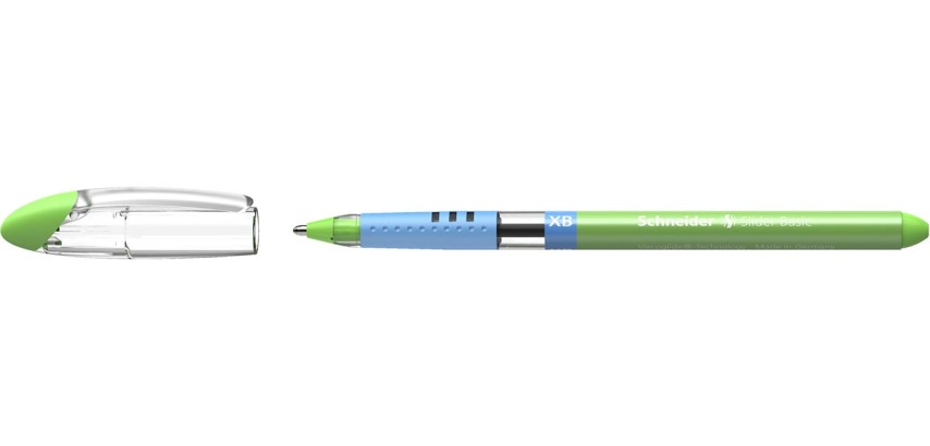 Schneider ballpoint pen Slider Basic, extra large tip, green