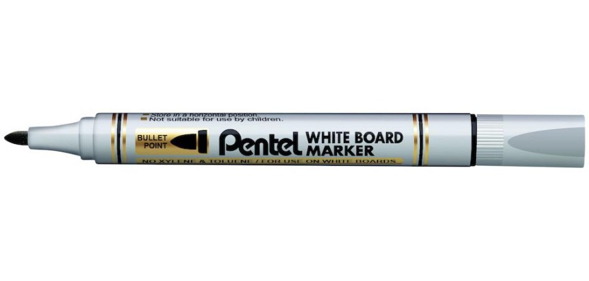 Pentel marqueur pour tableaux blancs MW85, noir