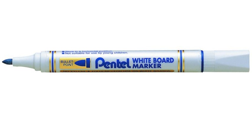 Pentel whiteboardmarker MW85, blauw