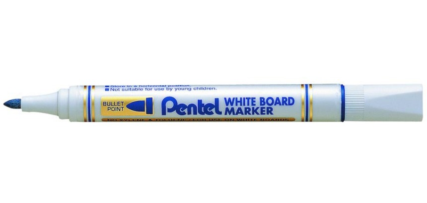 Pentel whiteboardmarker MW85, blauw