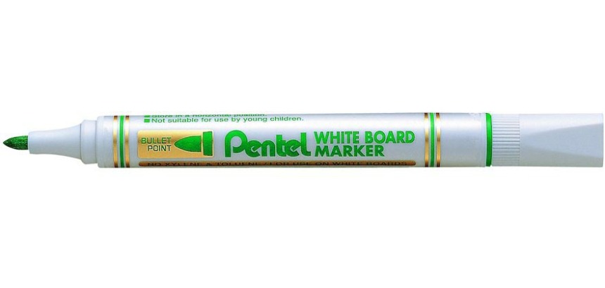 Pentel marqueur pour tableaux blancs MW85, vert