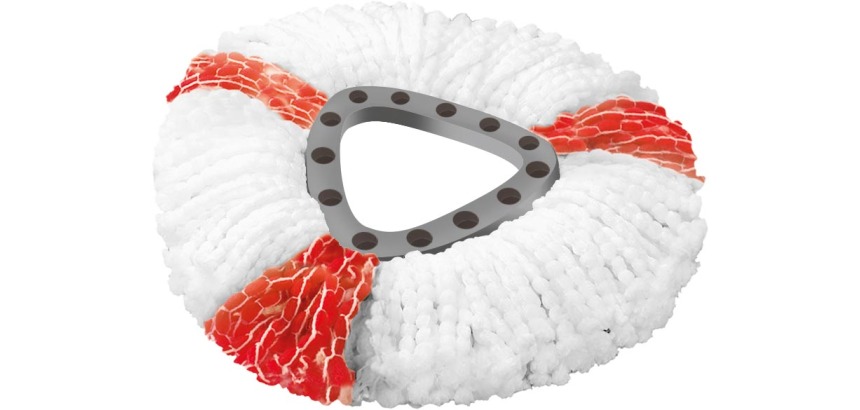 Mop VILEDA Easy Wring & Clean Turbo 2-in-1 refill