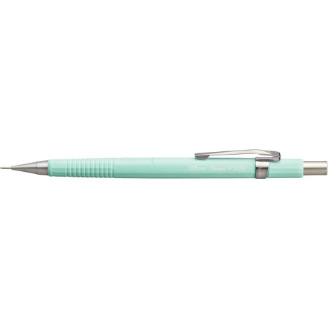 Pentel portemine pour mines de 0,5 mm, corps vert pastel