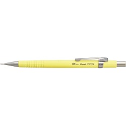 Pentel portemine pour mines de 0,5 mm, corps jaune pastel